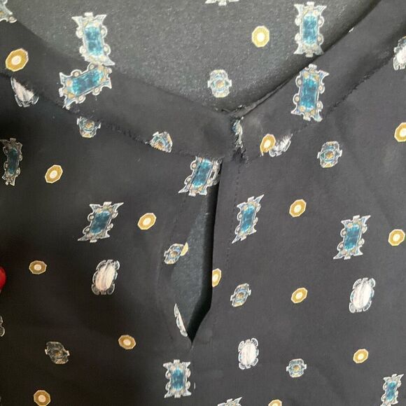 Kobi Halperin Silk Printed Blouse - Picture 5 of 7